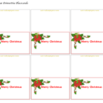 Free Printable Christmas Place Cards Free Place Card Template