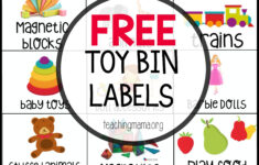 Free Printable Classroom Labels With Pictures Free Printable A To Z