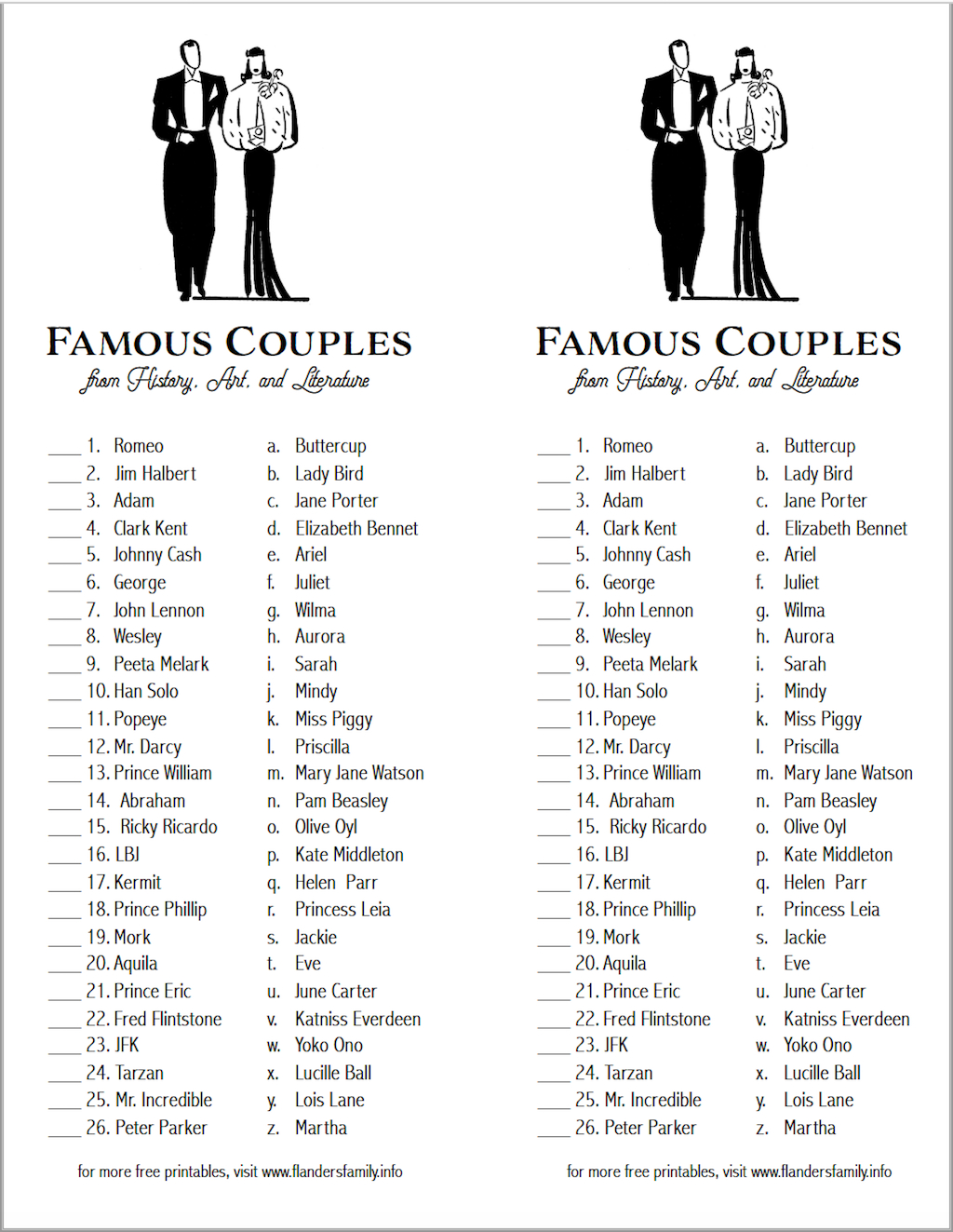 Free Printable Compatibility Test For Couples Free Printable