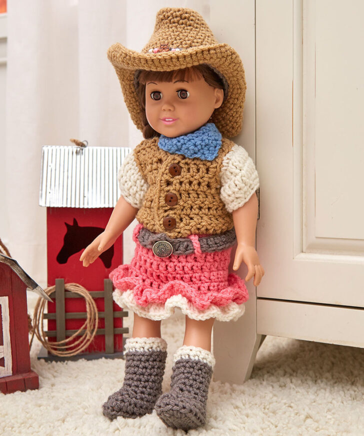 Free Printable Crochet Doll Clothes Patterns For 18-Inch Dolls