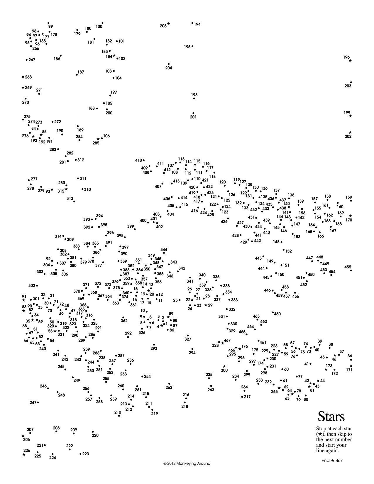 Free Printable Difficult Dot To Dot Puzzles Free Printable