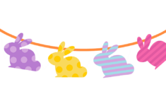 free printable easter banner cupcake toppers magical printable FREE Printable Easter Banner Cupcake Toppers Magical Printable