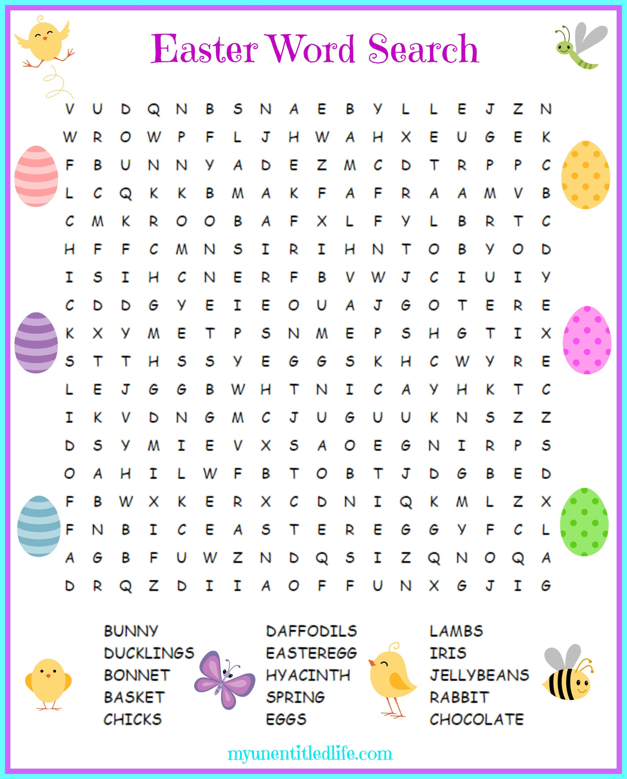 Free Printable Easter Puzzles For Adults Free Printable