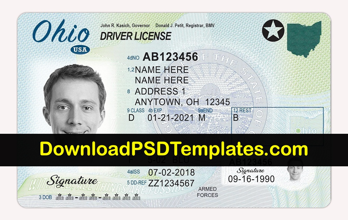 Free Printable Fake Drivers License Free Printable