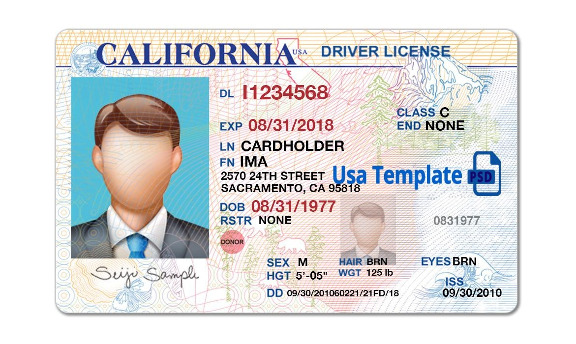 Free Printable Fake Drivers License Free Printable