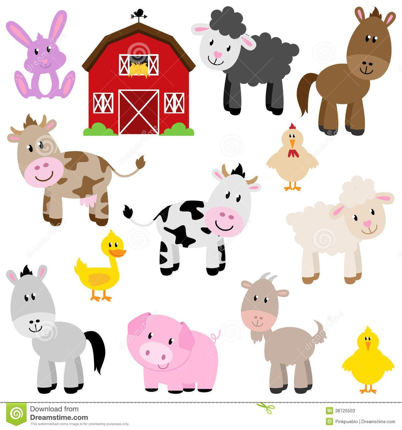 Free Printable Farm Animal Cutouts Free Printable