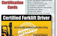 free printable forklift certification cards free printable Free Printable Forklift Certification Cards Free Printable