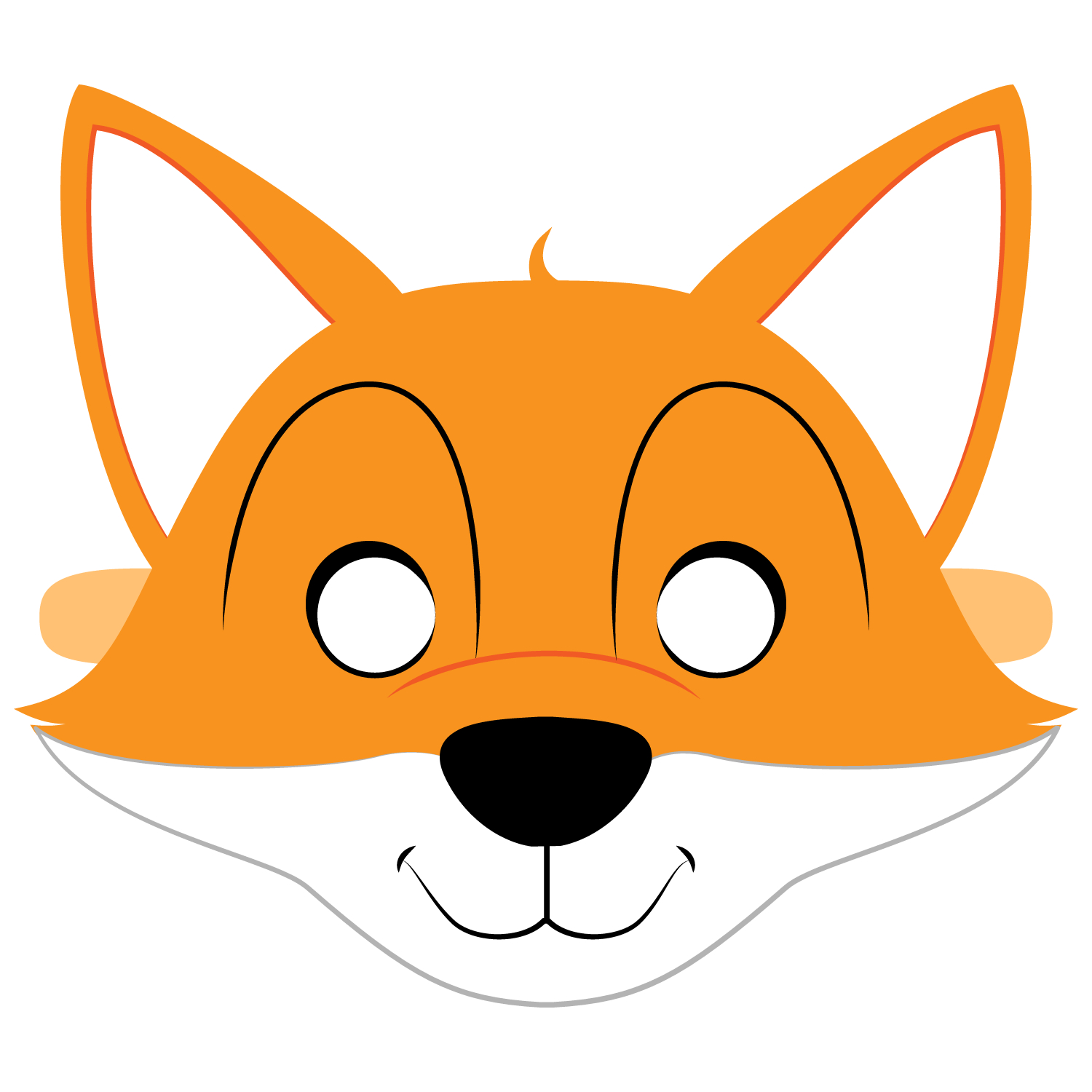 Free Printable Fox Mask Template Free Printable