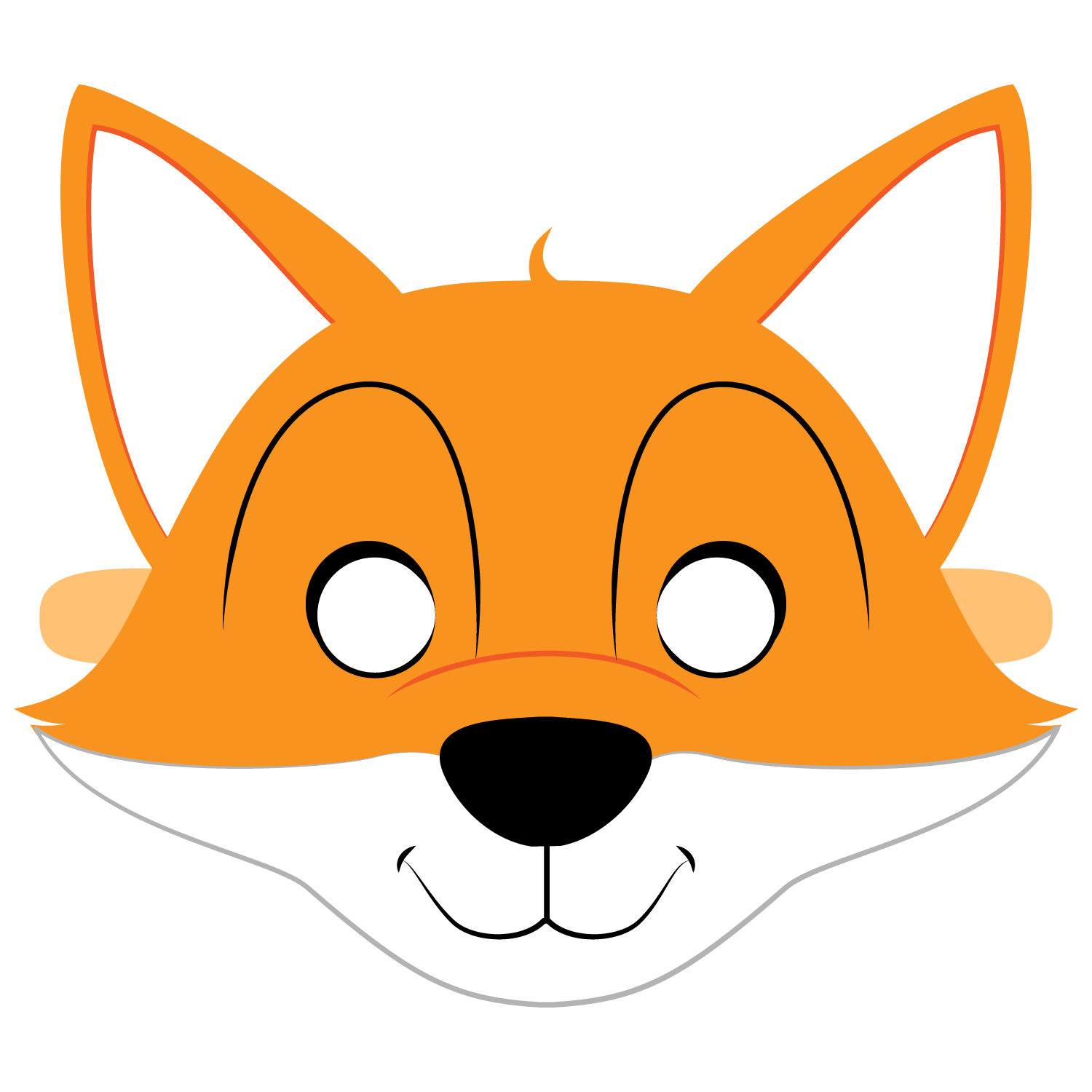 Free Printable Fox Mask Template Fanny Printable