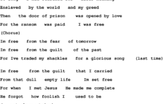 free printable gospel music lyrics free printable Free Printable Gospel Music Lyrics Free Printable