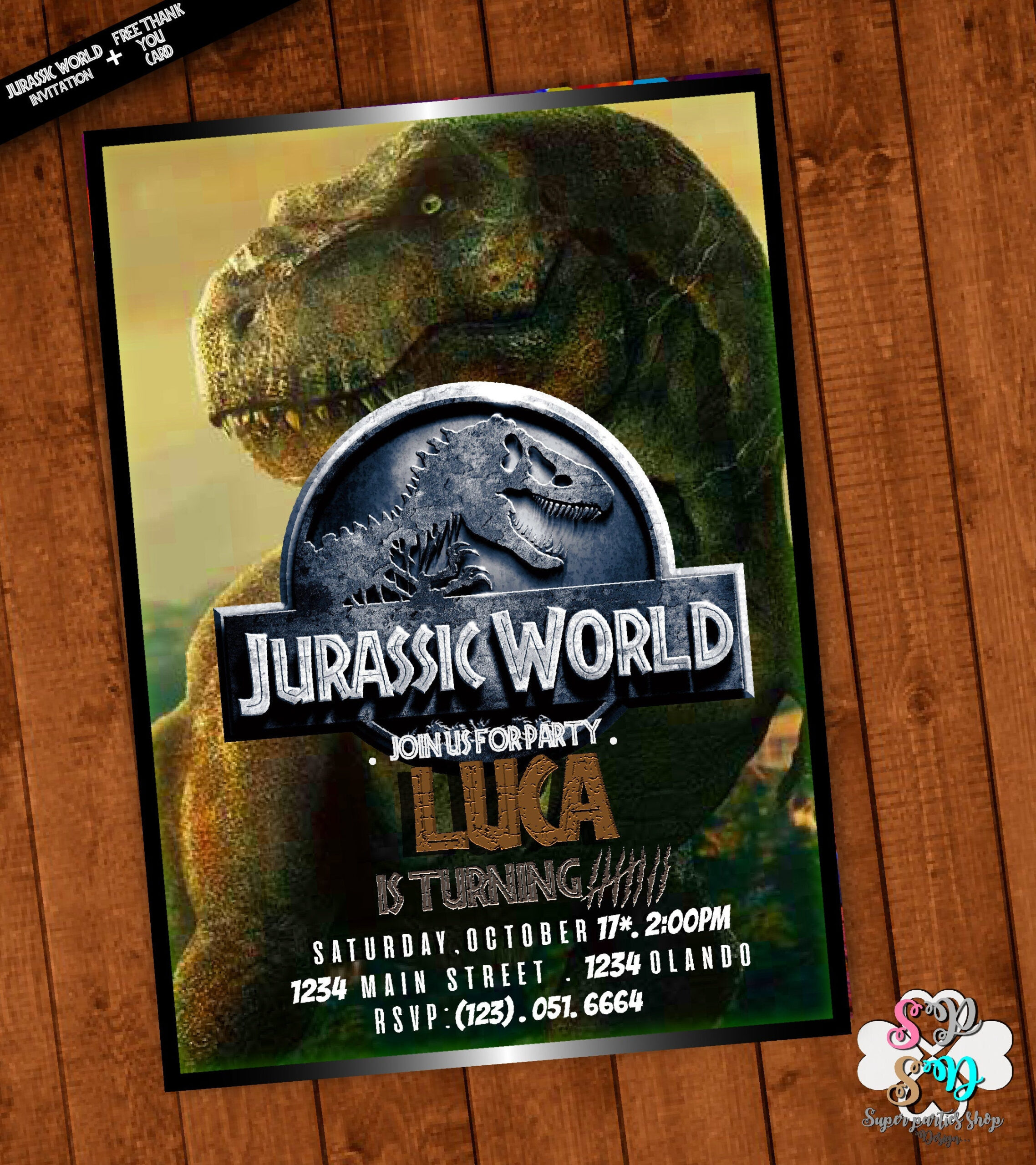 Free Printable Jurassic Park Invitations Free Printable