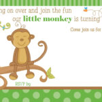 FREE Printable Little Monkey Birthday Invitation TemplateFREE PRINTABLE