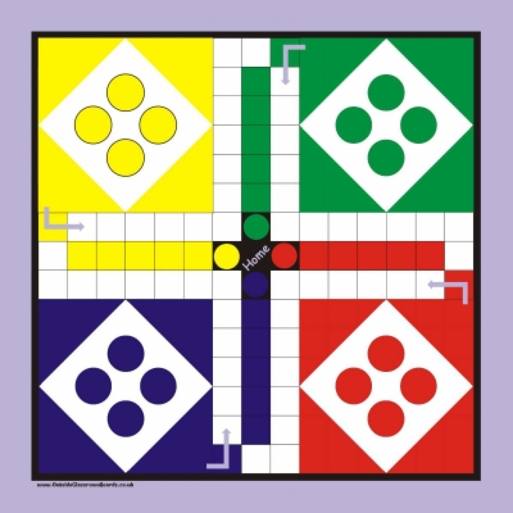 Free Printable Ludo Board