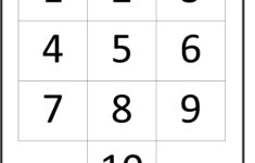 Free Printable Number Chart 1 10 Free Printable
