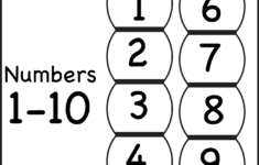Free Printable Number Chart 1 10 Free Printable