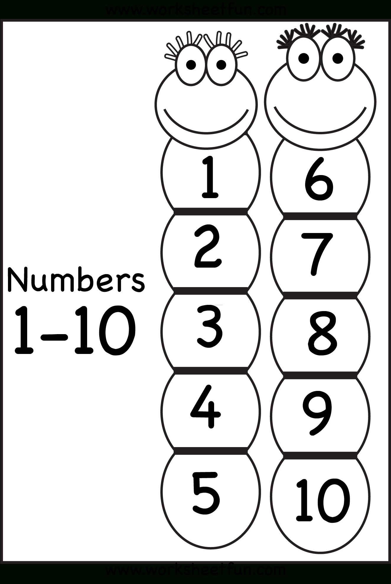 Free Printable Number Chart 1 10 Free Printable