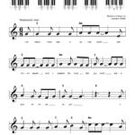 Free Printable Piano Sheet Music For Hallelujah By Leonard Cohen Free