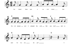Free Printable Piano Sheet Music For Hallelujah By Leonard Cohen Free