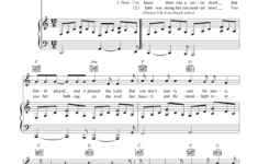 Free Printable Piano Sheet Music For Hallelujah By Leonard Cohen Free