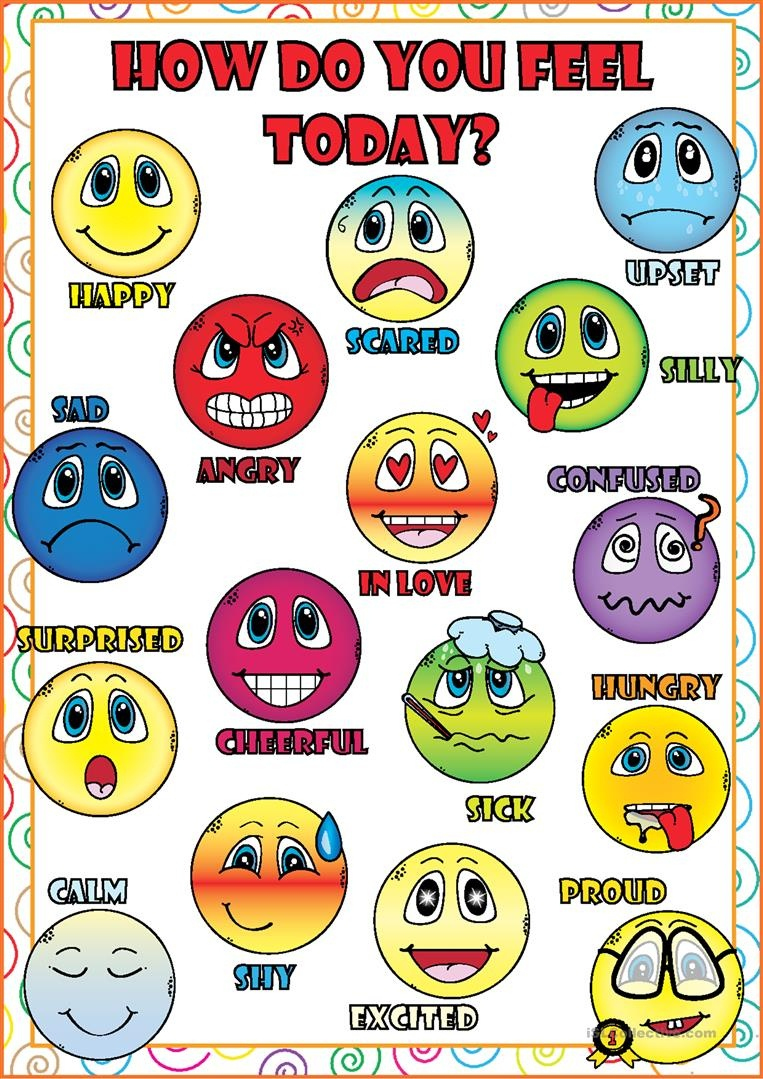 Free Printable Pictures Of Emotions Free Printable