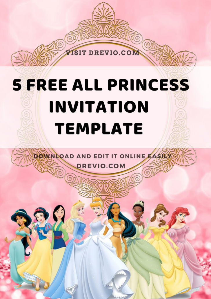 Free Printable Princess Invitations