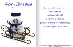 Free Printable Quarter Fold Christmas Cards Free Printable