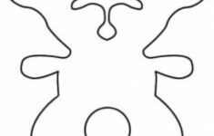 Free Printable Reindeer Lollipop Template