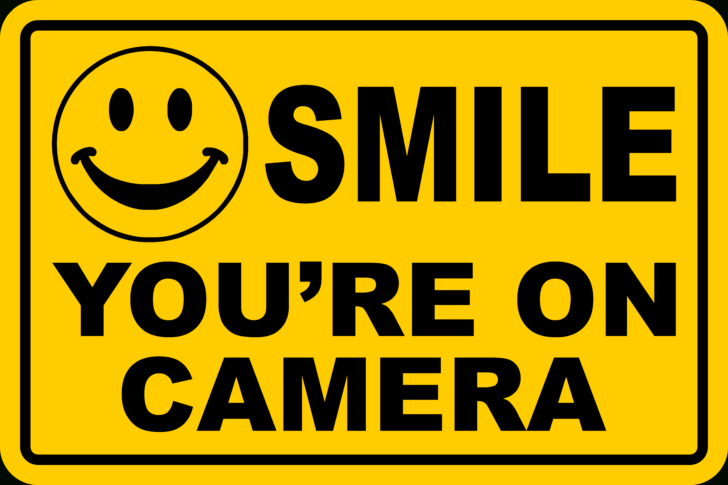 Free Printable Smile Your On Camera