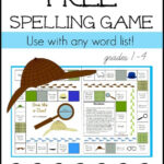 FREE Printable Spelling Game Homeschool Giveaways