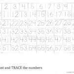 Free Printable Tracing Numbers 1 50 Free Printable