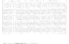 Free Printable Tracing Numbers 1 50 Free Printable