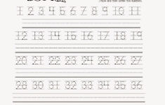 Free Printable Tracing Numbers 1 50 Free Printable A To Z