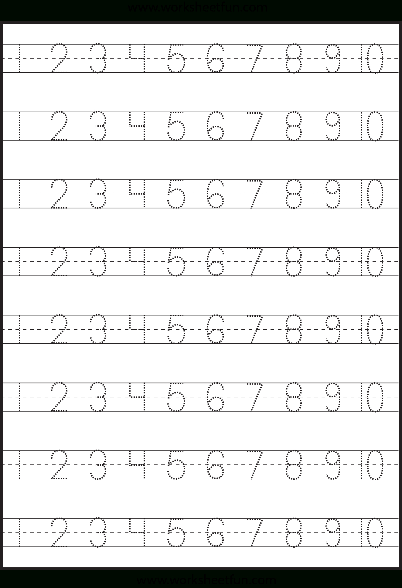 Free Printable Tracing Numbers 1 50 Free Printable