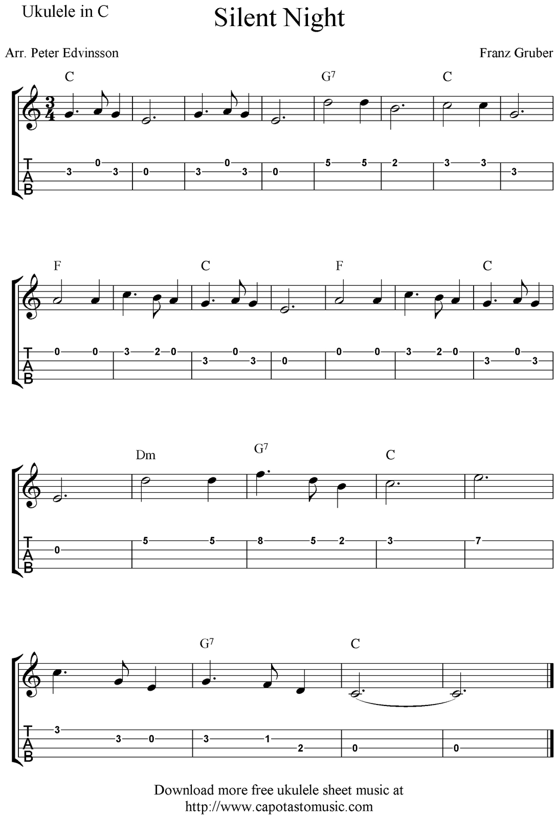 Free Printable Ukulele Songs Free Printable