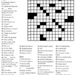 Free Printable Variety Puzzles Adults Printable Crossword Puzzles
