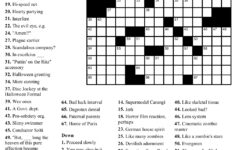 Free Printable Variety Puzzles Adults Printable Crossword Puzzles