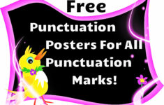 Free Punctuation Posters With Images Punctuation Posters
