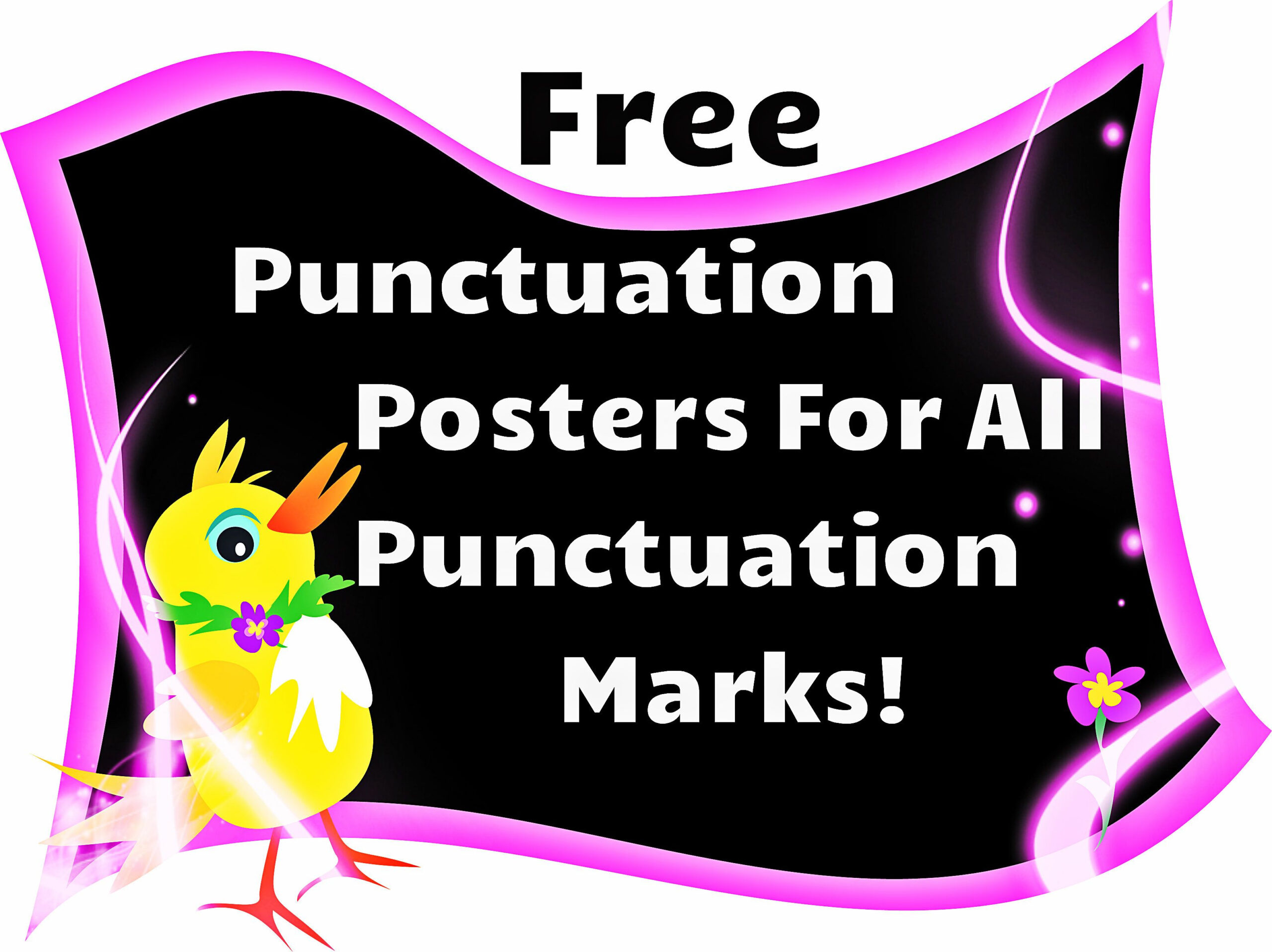 Free Punctuation Posters With Images Punctuation Posters 