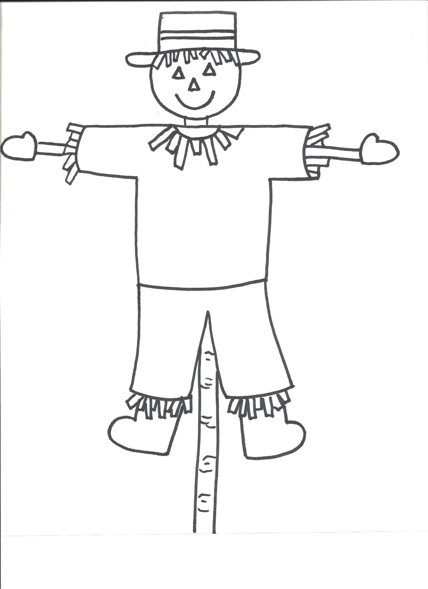 Free Scarecrow Template Printable Free Printable Fanny Printable