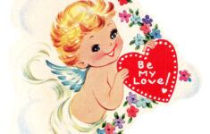 free vintage image cupid with heart Free Vintage Image Cupid With Heart
