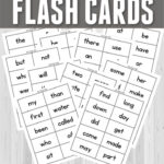 Fry Sight Word Flash Cards Free Printable Learning Ideas For Parents