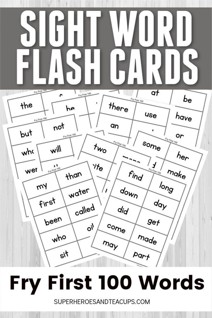 Fry Sight Word Flash Cards Free Printable Learning Ideas For Parents 