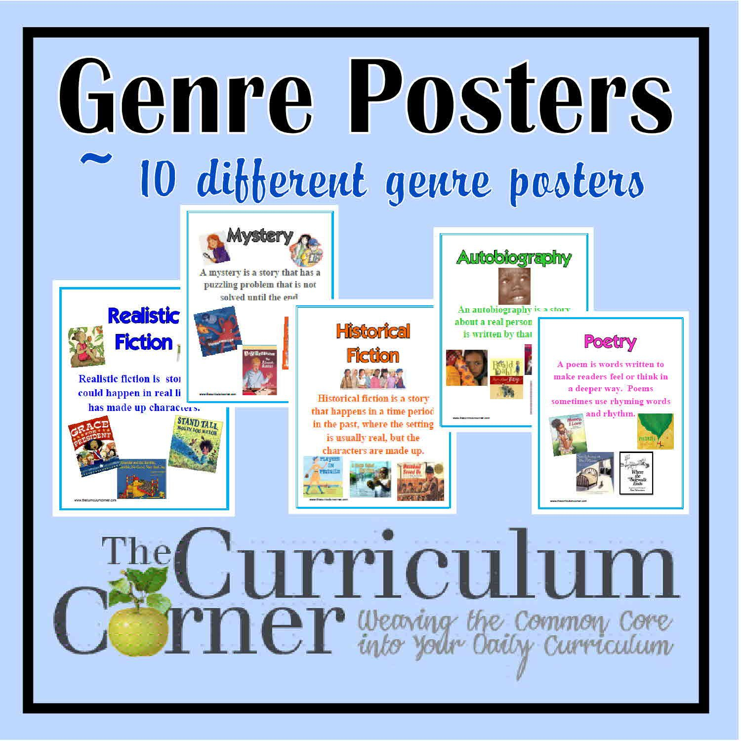 Genre Posters Genre Posters Reading Genre Posters Reading Genres