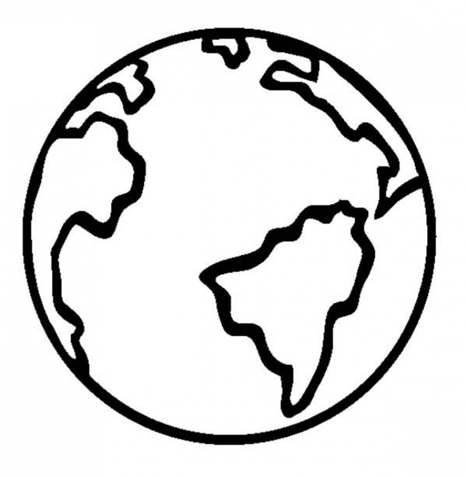 Get This Free Earth Coloring Pages To Print V5qom