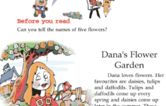 Grade 2 Reading Lesson 21 Short Stories Dana s Flower Garden 2nd