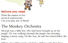 Grade 2 Reading Lesson 22 Short Stories The Monkey Orchestra