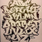 Graffiti Letters Az Drawing At GetDrawings Free Download