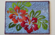 hawaiian quilt patterns fabric postcards flower quilts Hawaiian Quilt Patterns Fabric Postcards Flower Quilts