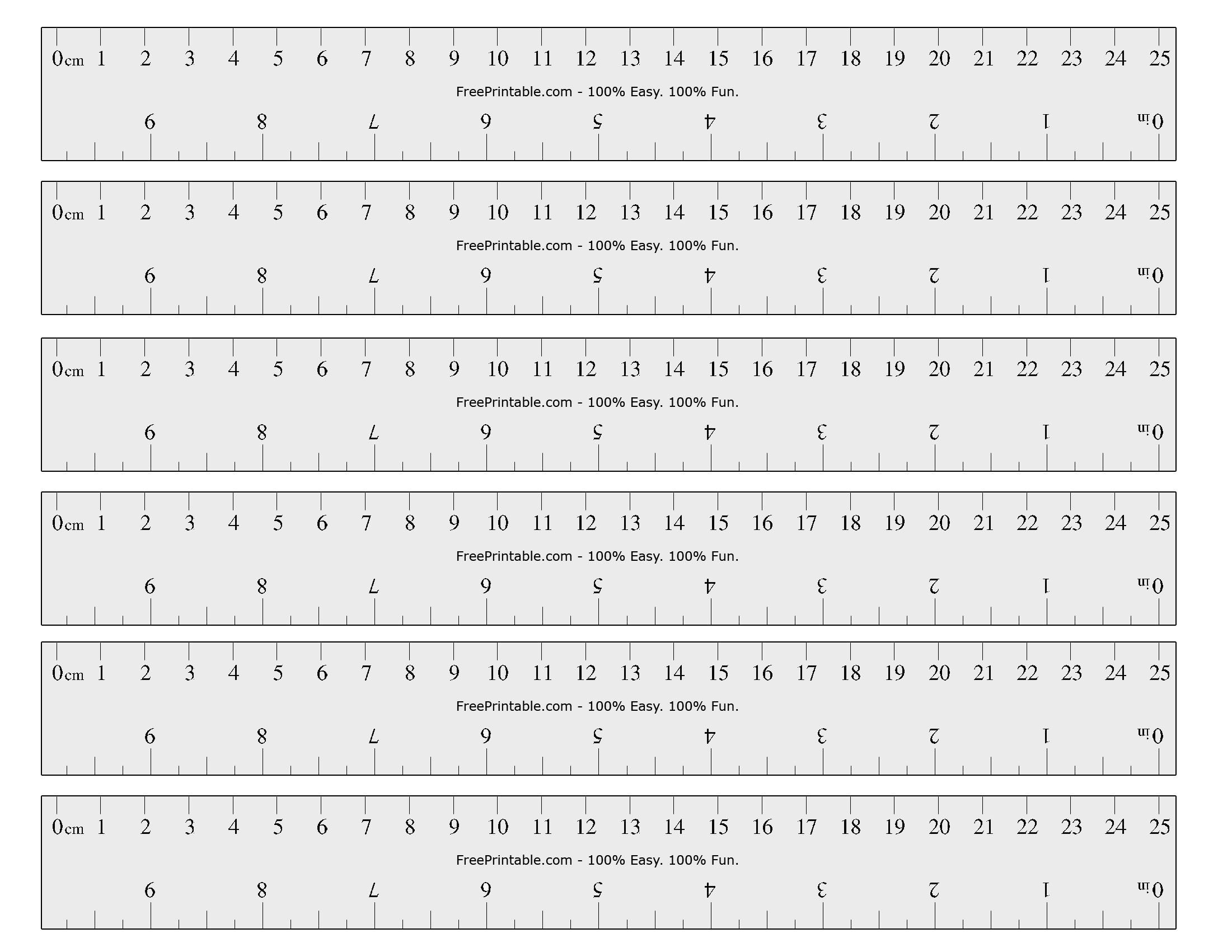 Here Are Some Printable Rulers When You Need One Fast Free Printable 