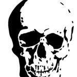High Detail Skull Airbrush Stencil Free UK Postage 4 50 PicClick